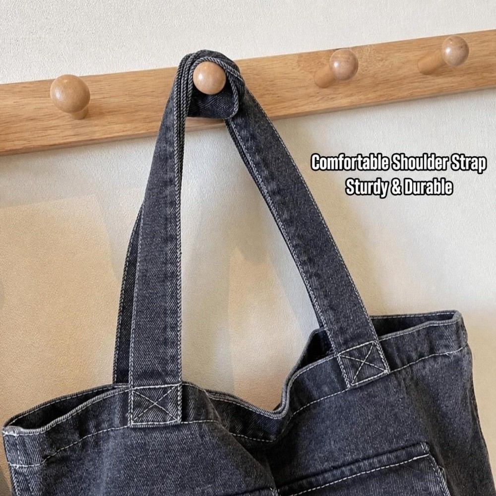 Bolsas de Ombro de Denim de Gr - Shoulder Bag Structured avaliação e preço