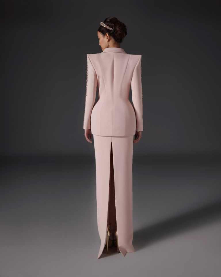 Conjuntos de Vestido Blazer pa - Women Formal Wear With Tie avaliação e preço