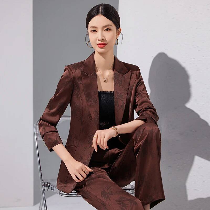Ternos formais de tecido de al - Women'S Formal Wear Pantsuits avaliação e preço
