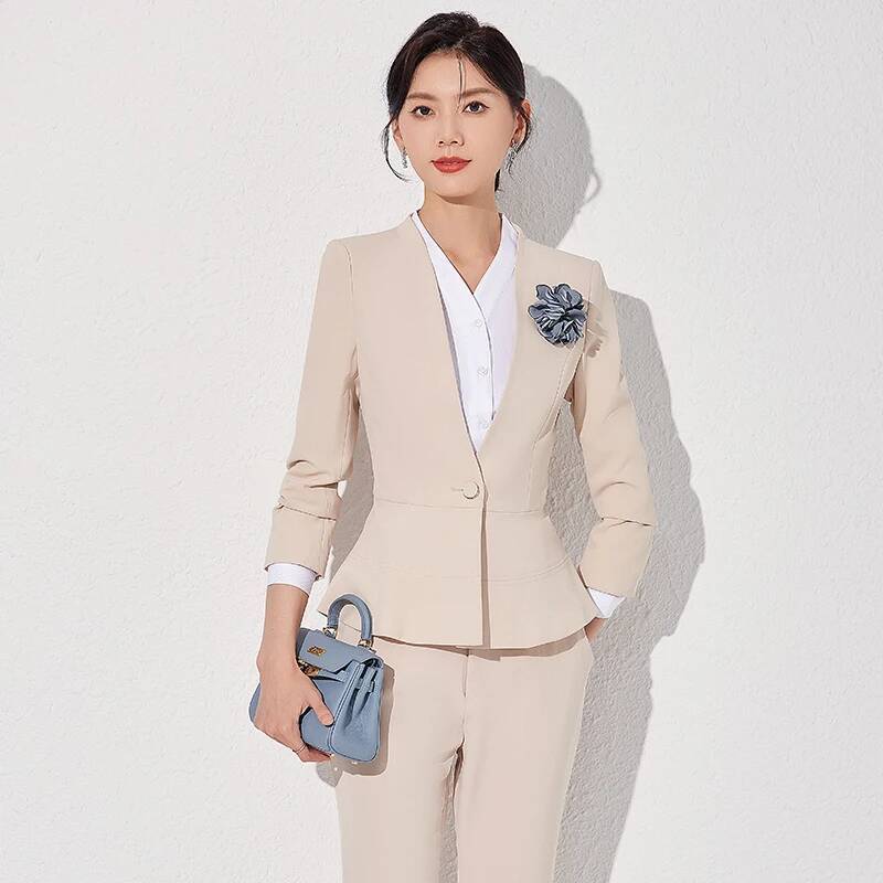 Estilos uniformes formais mulh - Women'S Formal Wear Pantsuits avaliação e preço