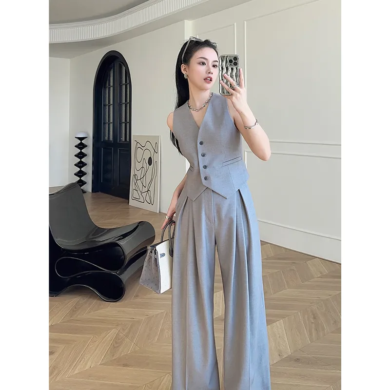 Conjunto de Calças de Perna La - Formal Attire Woman avaliação e preço