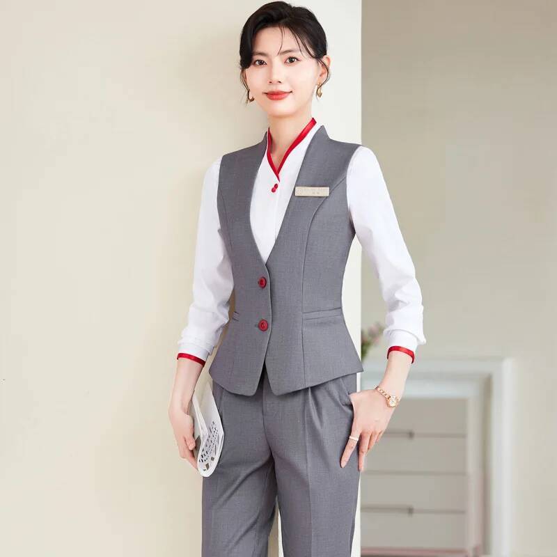 Plus size 5xl calças formais e - Women'S Formal Wear Pantsuits avaliação e preço