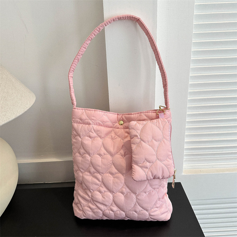 Nova moda cor sólida acolchoad - Shoulder Bag Structured avaliação e preço