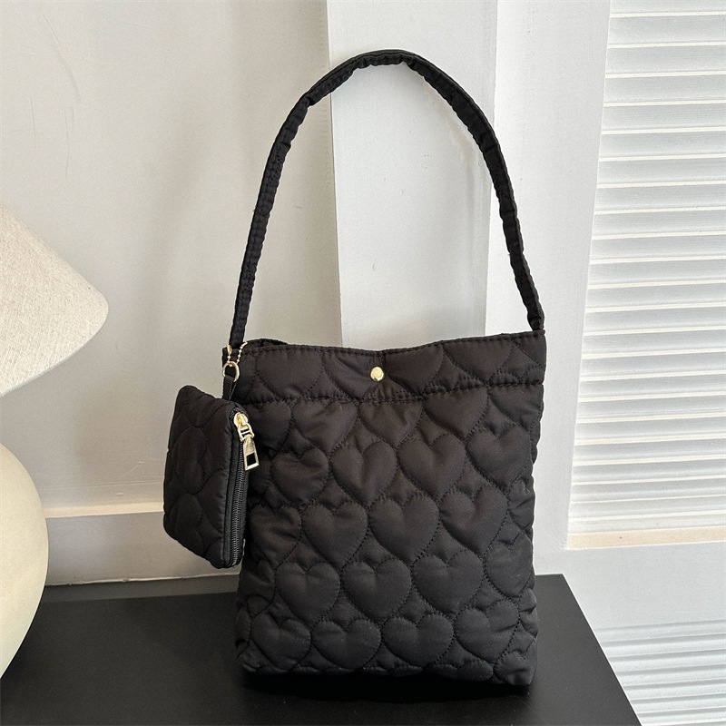 Nova moda cor sólida acolchoad - Shoulder Bag Structured avaliação e preço