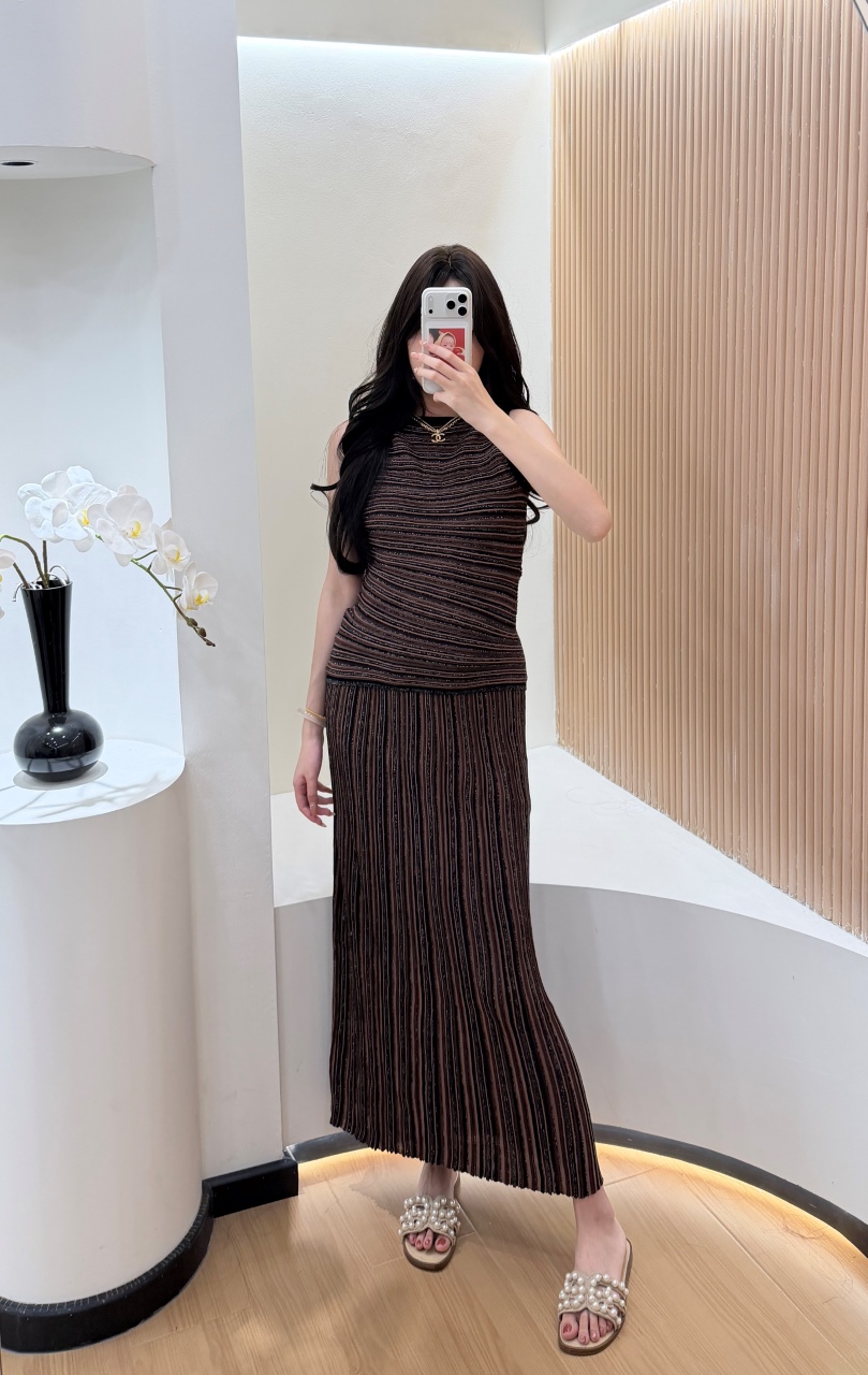 Listrado lantejoulas 2 peças v - Formal Attire Woman avaliação e preço