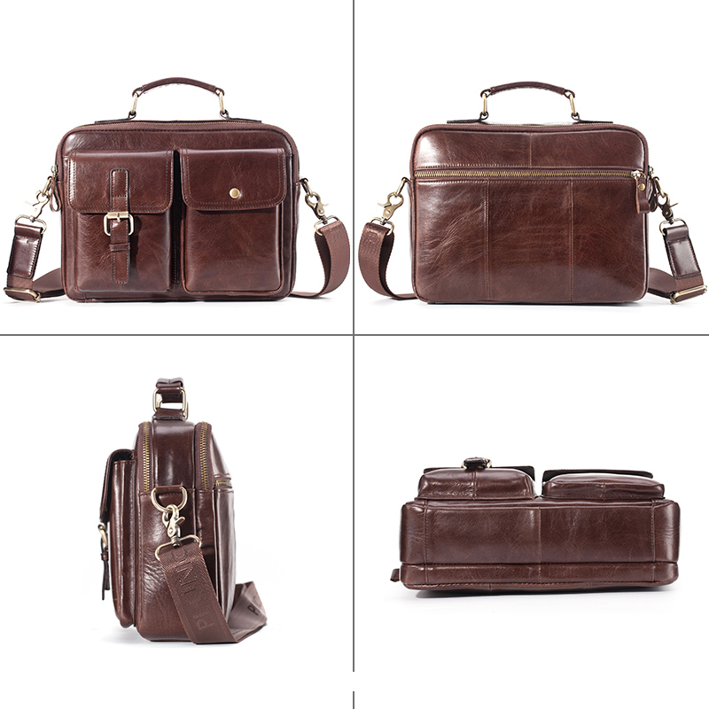 Nova marca de couro do mensage - Shoulder Bag Structured avaliação e preço